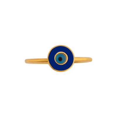 Neon Blue Eye Ring - Eye M by Ileana Makri