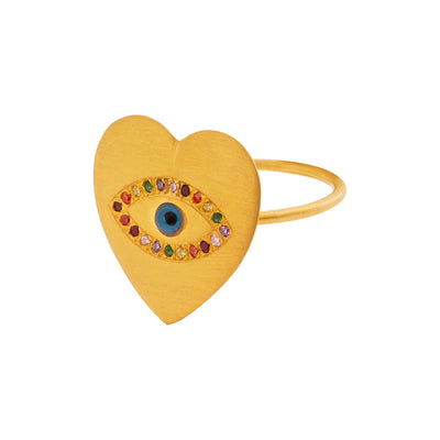 Eye Heart Rainbow Ring - Eye M by Ileana Makri