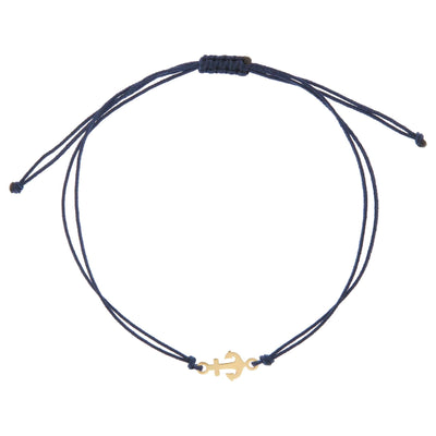 Anchor Cord Bracelet Y10 - Eye M by Ileana Makri