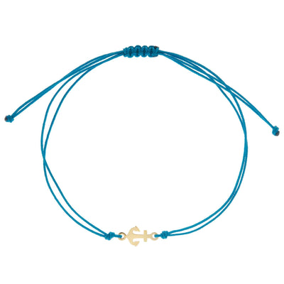Anchor Cord Bracelet Y10 - Eye M by Ileana Makri