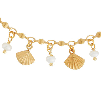 Venus Clam Bracelet BR-YP-PEARL - Eye M Sea Treasures - Ileana Makri store